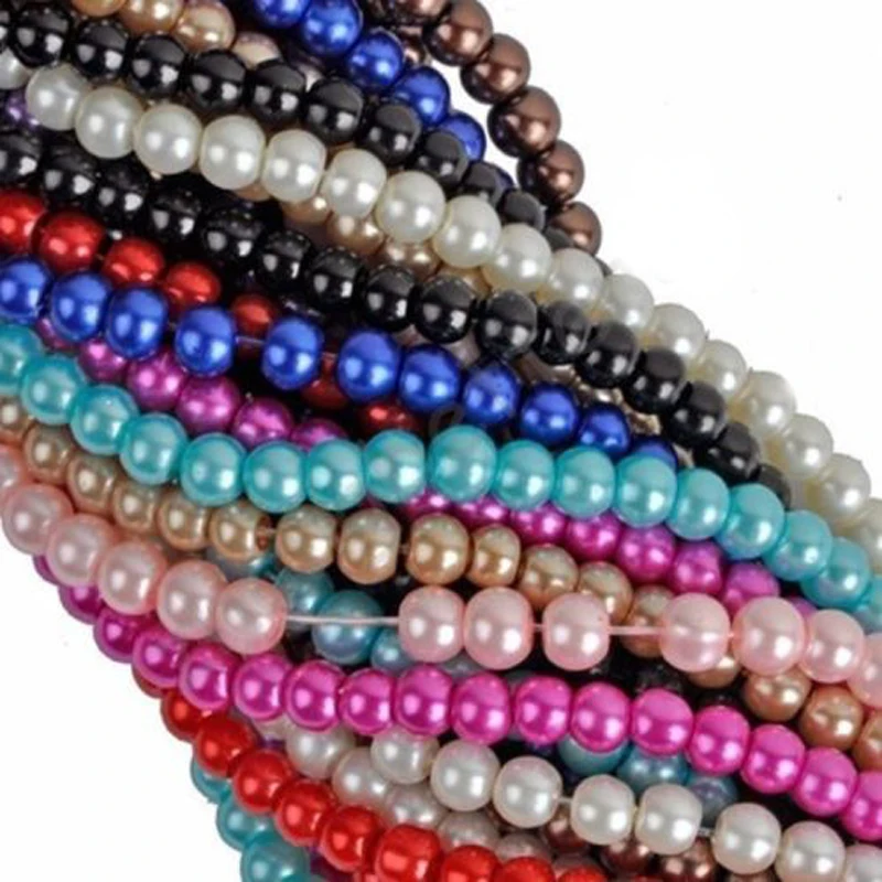LNRRABC 4 6 8 10MM Glass Mix Color Imitation Pearl Beads For Fashion Bracelets& Necklaces Making Accessories
LNRRABC 4 6 8 10MM Glass Mix Color Imitation Pearl Beads For Fashion Bracelets& Necklaces Making Accessories