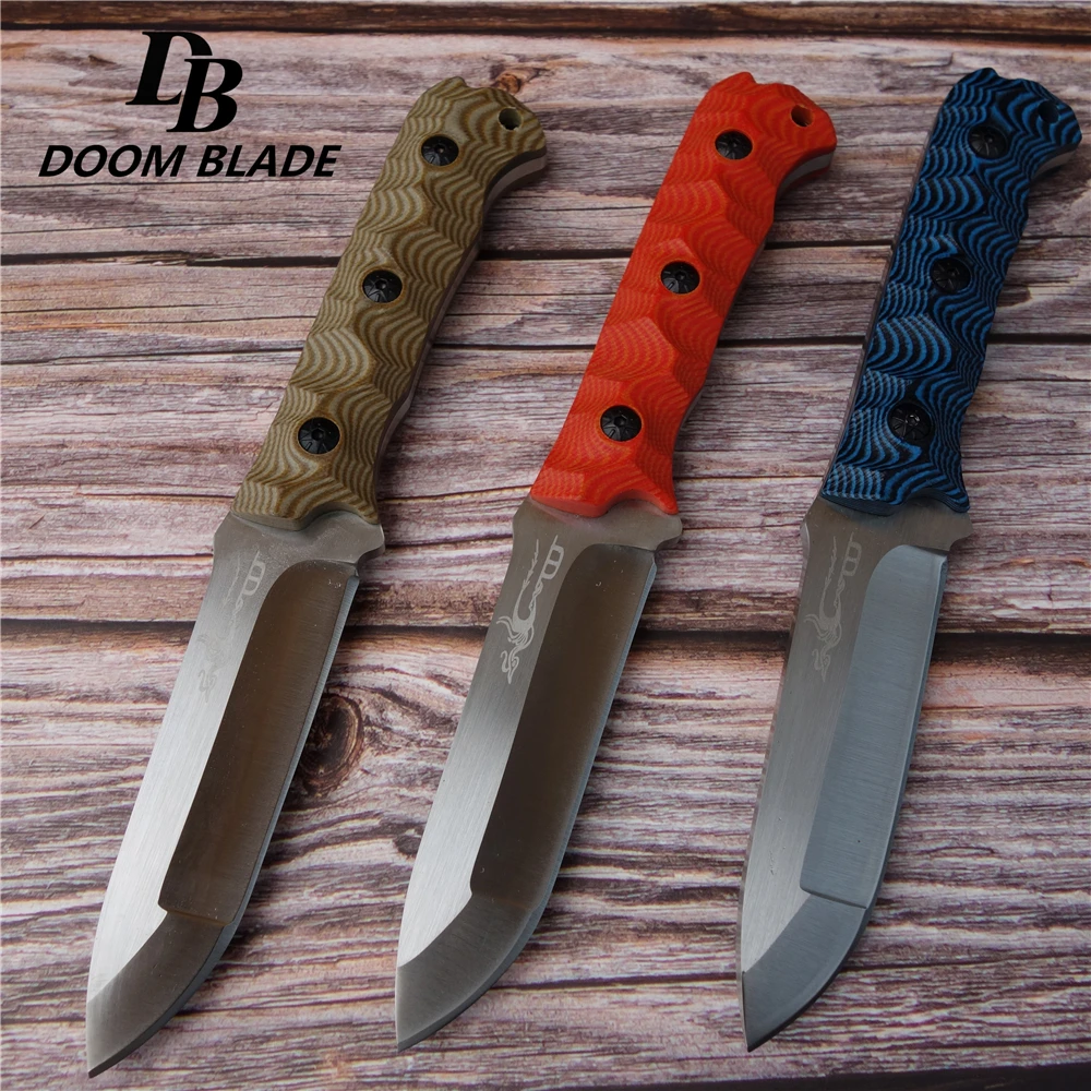 7.9" FH11 60-61HRC Knives D2 Fixed Blade G10 Knife Outdoor Camping Hunting Survival Tactical Portable Straight Knives EDC Tools
7.9" FH11 60-61HRC Knives D2 Fixed Blade G10 Knife Outdoor Camping Hunting Survival Tactical Portable Straight Knives EDC Tools
