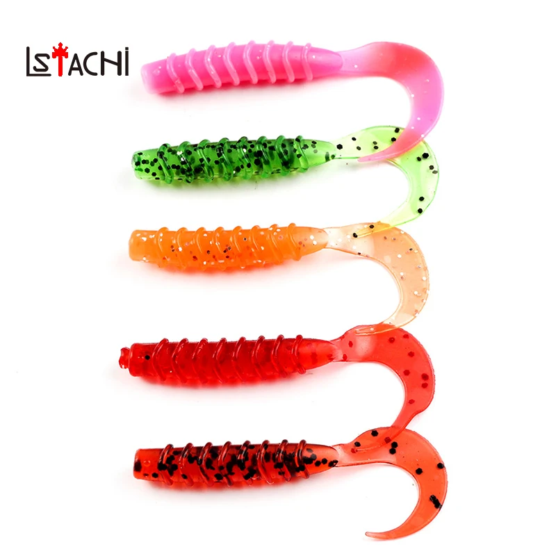 LSTACHi 10pcs 1.2g 5cm Soft Fishing Lure Artificial Bionic Swinbait Wobble Worm PVC Lure Carp Minnow Earthworm Fishing Lures
LSTACHi 10pcs 1.2g 5cm Soft Fishing Lure Artificial Bionic Swinbait Wobble Worm PVC Lure Carp Minnow Earthworm Fishing Lures