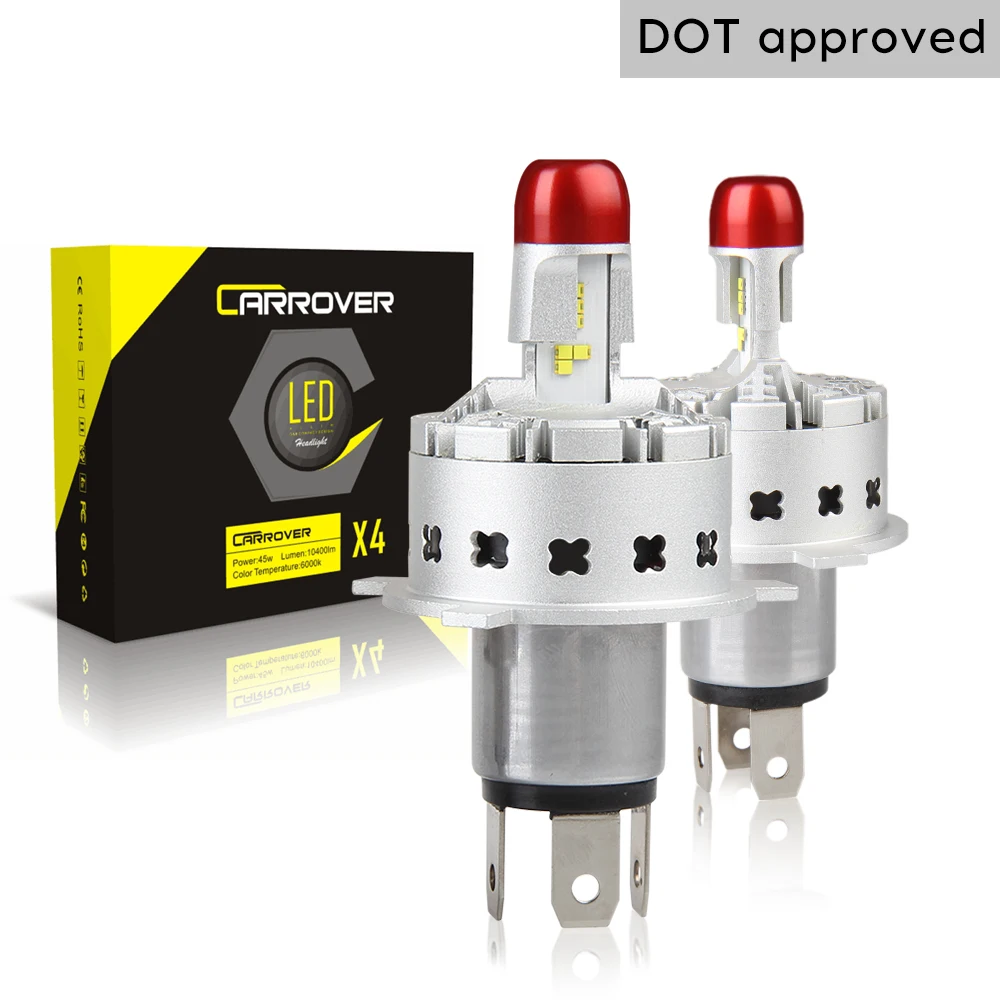 Startway H4 LED Bulb 10400LM High Beam and Low Beam Replacement Kit for Halogen Lamps and Xenon Lights Headlight for 12V-24V
Startway H4 LED Bulb 10400LM High Beam and Low Beam Replacement Kit for Halogen Lamps and Xenon Lights Headlight for 12V-24V