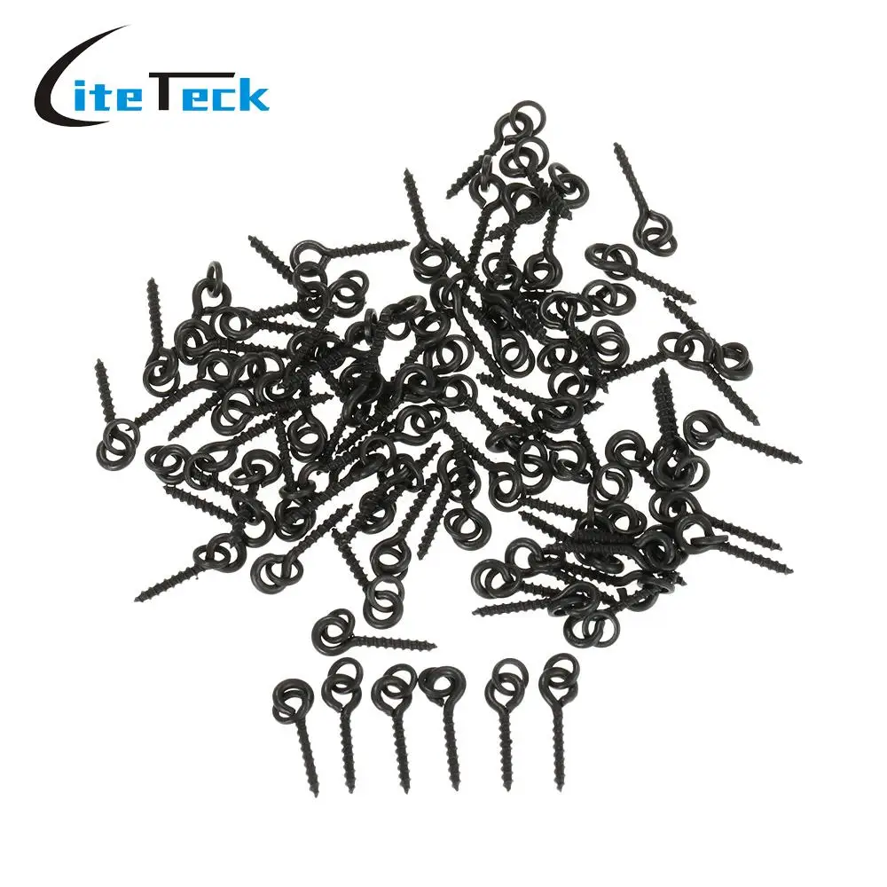 New 100Pcs Threaded Boilie Bait Screws for Carp Hair Rigs Hooks Carp Fishing Terminal Tackle
New 100Pcs Threaded Boilie Bait Screws for Carp Hair Rigs Hooks Carp Fishing Terminal Tackle