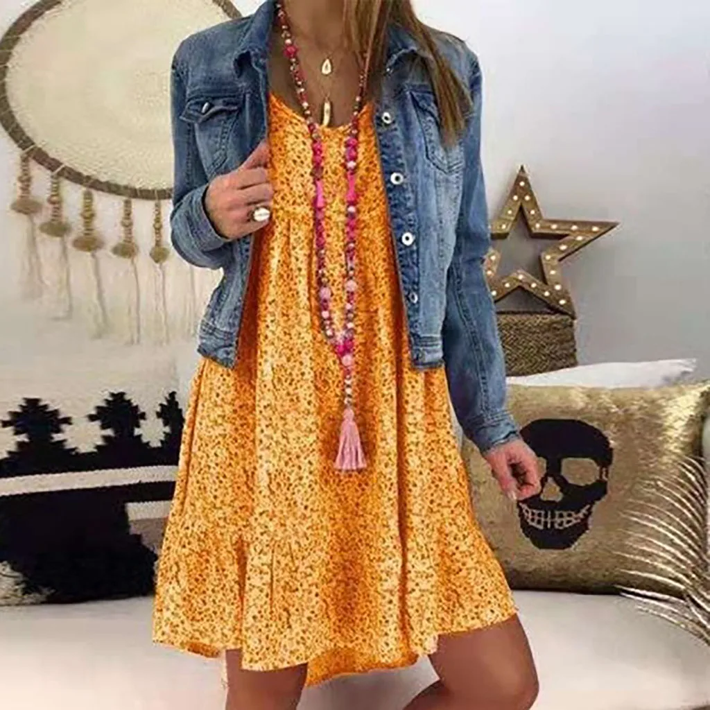 SAGACE Dress Fashion Elegent Sexy loose women summer Dress print Hlaf Sleeve Ruffles Mini ladies girls Dress vestiti donna 408
SAGACE Dress Fashion Elegent Sexy loose women summer Dress print Hlaf Sleeve Ruffles Mini ladies girls Dress vestiti donna 408