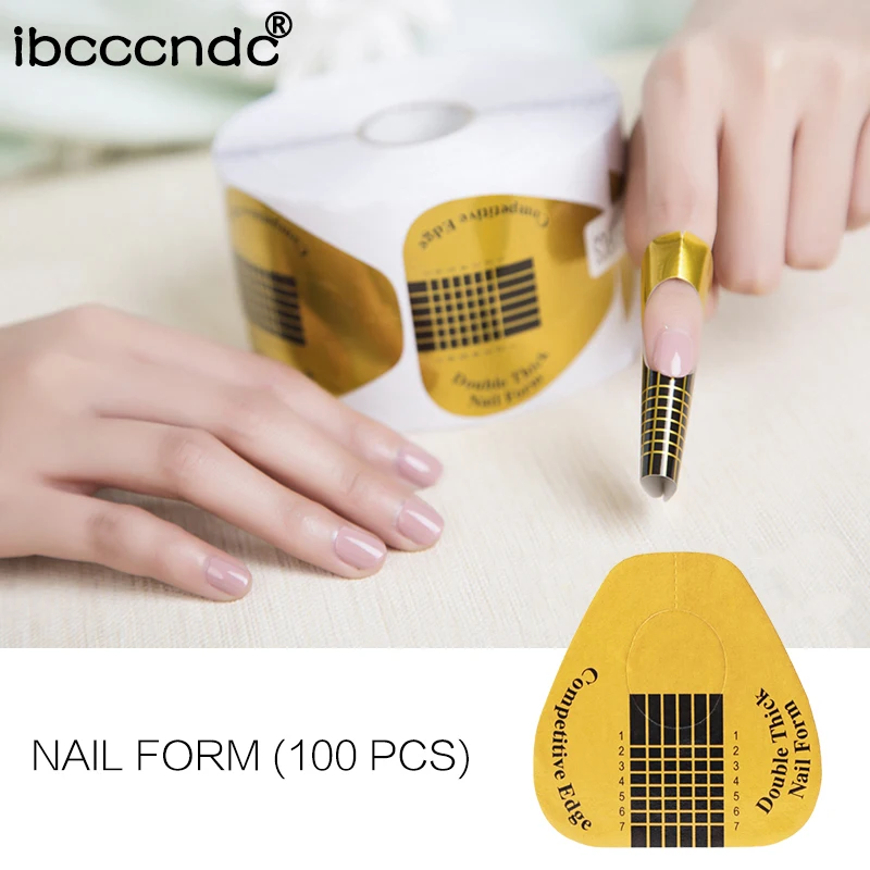 100Pcs Professional French Nail Form Tips Nail Art Form Acrylic Curve Nail Extension Stickers Nail Art Tools
100Pcs Professional French Nail Form Tips Nail Art Form Acrylic Curve Nail Extension Stickers Nail Art Tools