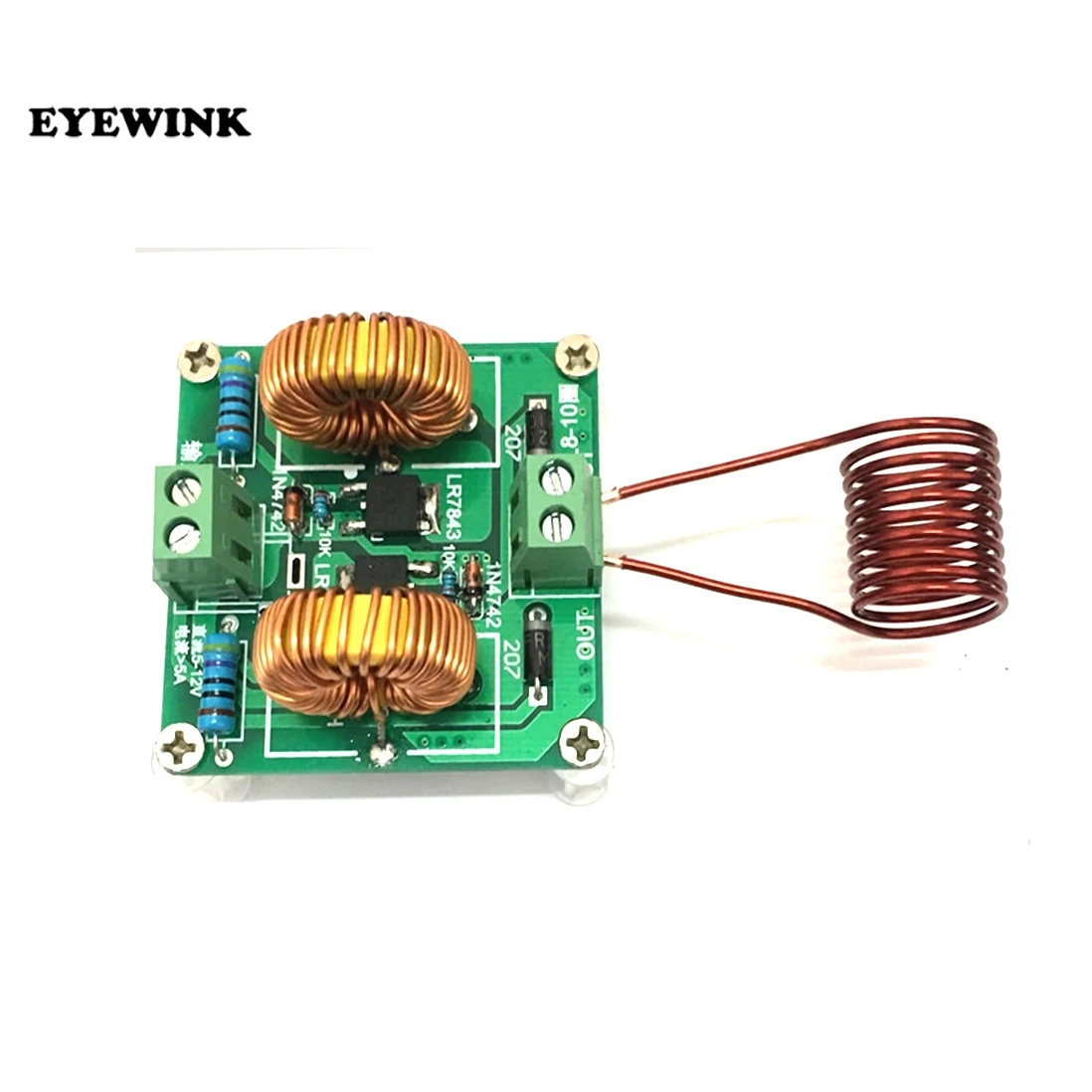 DIY Kits Mini ZVS Tesla High Voltage Generator Coil High Frequency Induction Heating Machine Module Board
DIY Kits Mini ZVS Tesla High Voltage Generator Coil High Frequency Induction Heating Machine Module Board