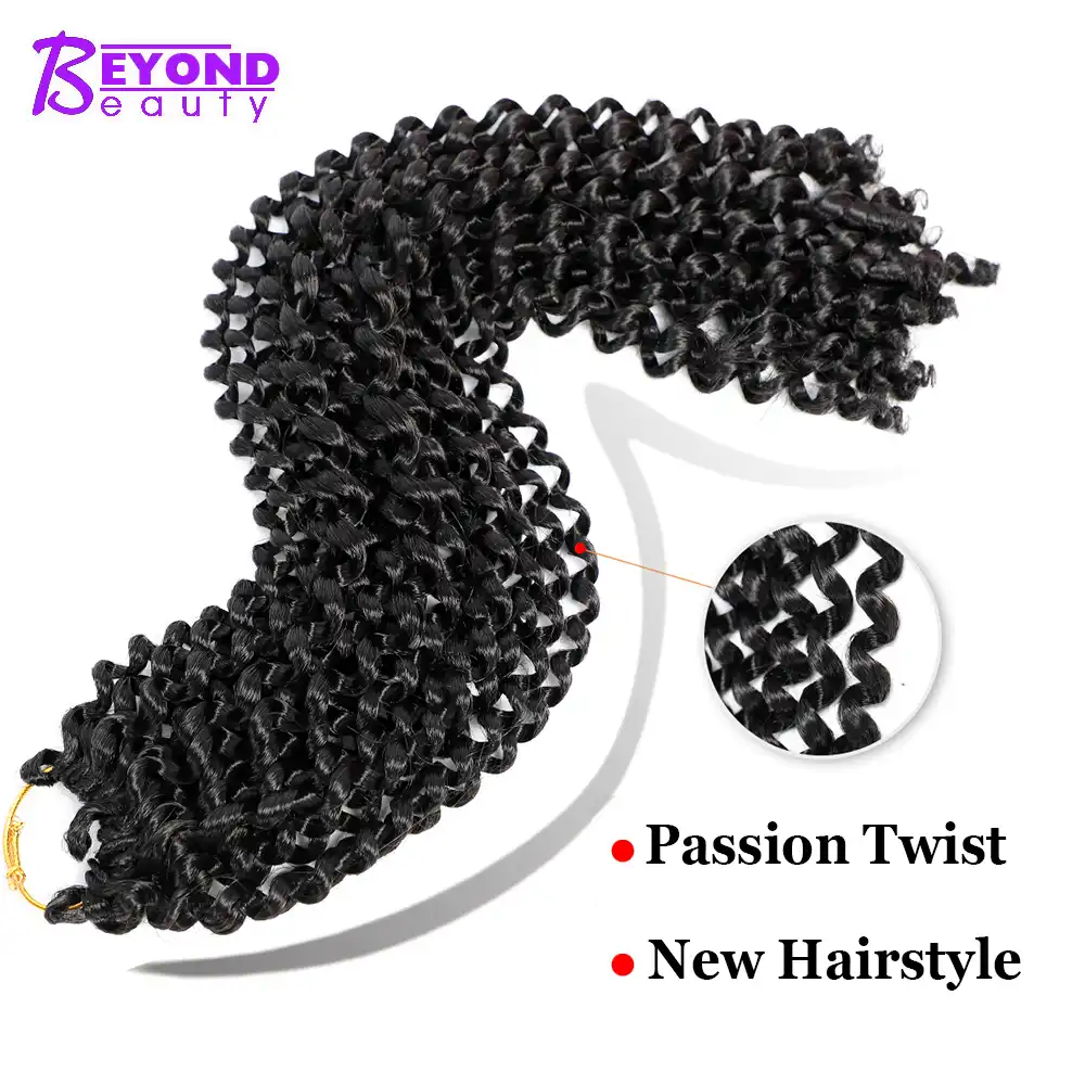 Passion Twist Natural Nubian Twist Synthetic Hair Bulk 22strands