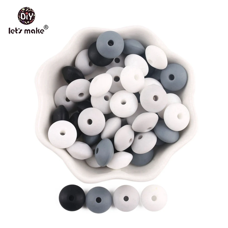Let's Make 200pc 12mm Silicone Abacus Beads Series Food Grade Silicone Teether DIY Beads New Born Toy Nursing Bracelet Pendant
Let's Make 200pc 12mm Silicone Abacus Beads Series Food Grade Silicone Teether DIY Beads New Born Toy Nursing Bracelet Pendant