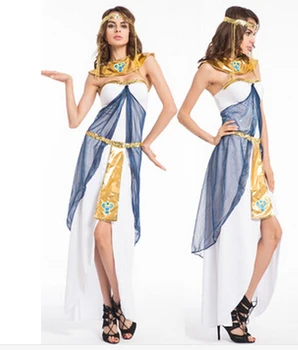Sexy Deluxe Ladies Fancy Dress Cleopatra Egypt Womens Costume Egyptian Goddess Costume Egypt Queen Halloween Cosplay Costume
Sexy Deluxe Ladies Fancy Dress Cleopatra Egypt Womens Costume Egyptian Goddess Costume Egypt Queen Halloween Cosplay Costume