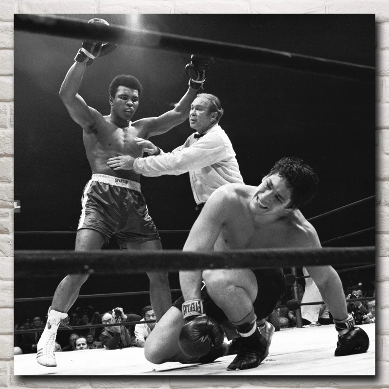 FOOCAME Muhammad Ali Boxer Champion Art Silk Posters and Prints Painting Home Decor Wall Pictures For Living Room 30x30 Inches
FOOCAME Muhammad Ali Boxer Champion Art Silk Posters and Prints Painting Home Decor Wall Pictures For Living Room 30x30 Inches