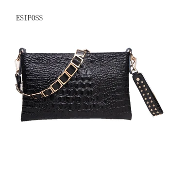 Crocodile pattern genuine leather women clutch bag famous brand designer women leather handbag fashion envelope bag shoulder bag
Crocodile pattern genuine leather women clutch bag famous brand designer women leather handbag fashion envelope bag shoulder bag