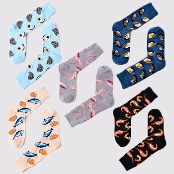 Personality Seafood Colored Socks Man Unisex Couple Cotton Short Socks Chaussettes Hommes Motifs Unny Gift For Man Sokken
Personality Seafood Colored Socks Man Unisex Couple Cotton Short Socks Chaussettes Hommes Motifs Unny Gift For Man Sokken