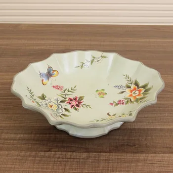 European retro decorative fruit plate Oval ceramic Simple American coffee table craft lo831303
European retro decorative fruit plate Oval ceramic Simple American coffee table craft lo831303