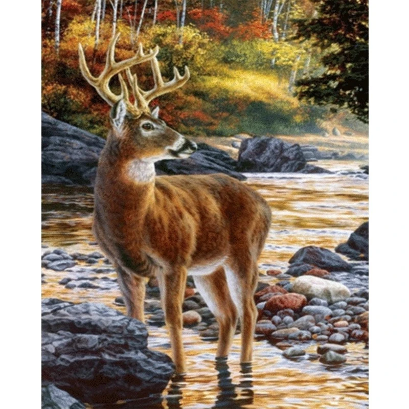 5d Diy Diamond Painting Cross Stitch "Deer Playing In River" Diamond Embroidery Square Diamond Mosaic Needlework KBL
5d Diy Diamond Painting Cross Stitch "Deer Playing In River" Diamond Embroidery Square Diamond Mosaic Needlework KBL