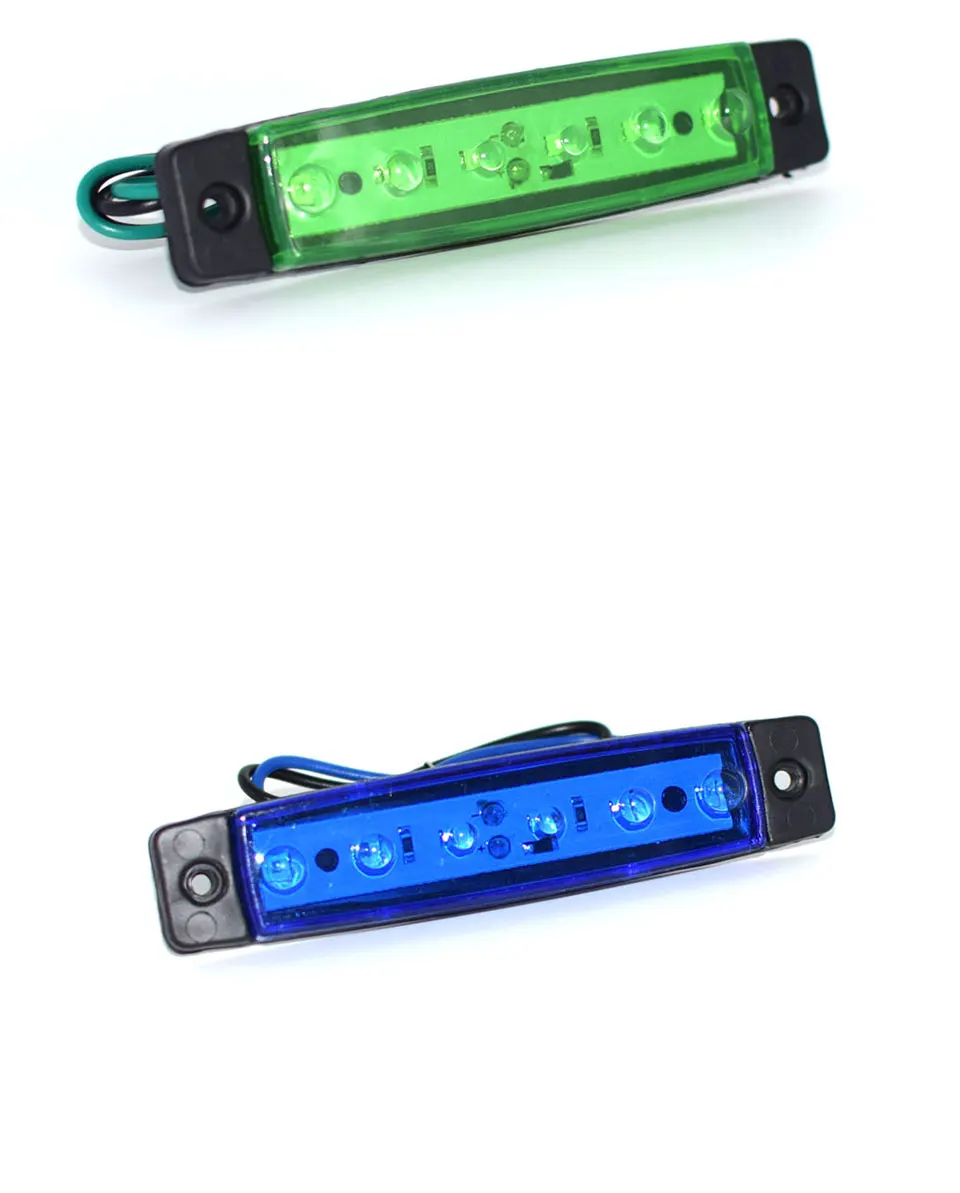 DC 12V 24V Auto External Light Source Red Blue Yellow Green White SMD LED Brake Lamps Truck Car Turn Signal Light Bulbs (4)