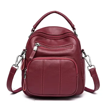 soft natural leather bagpack for women 100% genuine leather backpack female backpack school bags for girls mochila Mujer C1055
soft natural leather bagpack for women 100% genuine leather backpack female backpack school bags for girls mochila Mujer C1055