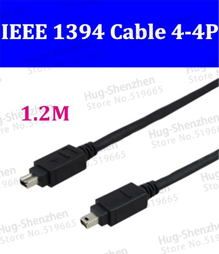 5 шт. Новый адаптер IEEE 1394 Firewire от 400 до 400, 4-контактный к 4-контактному соединительному кабелю 1,2 м
5 шт. Новый адаптер IEEE 1394 Firewire от 400 до 400, 4-контактный к 4-контактному соединительному кабелю 1,2 м