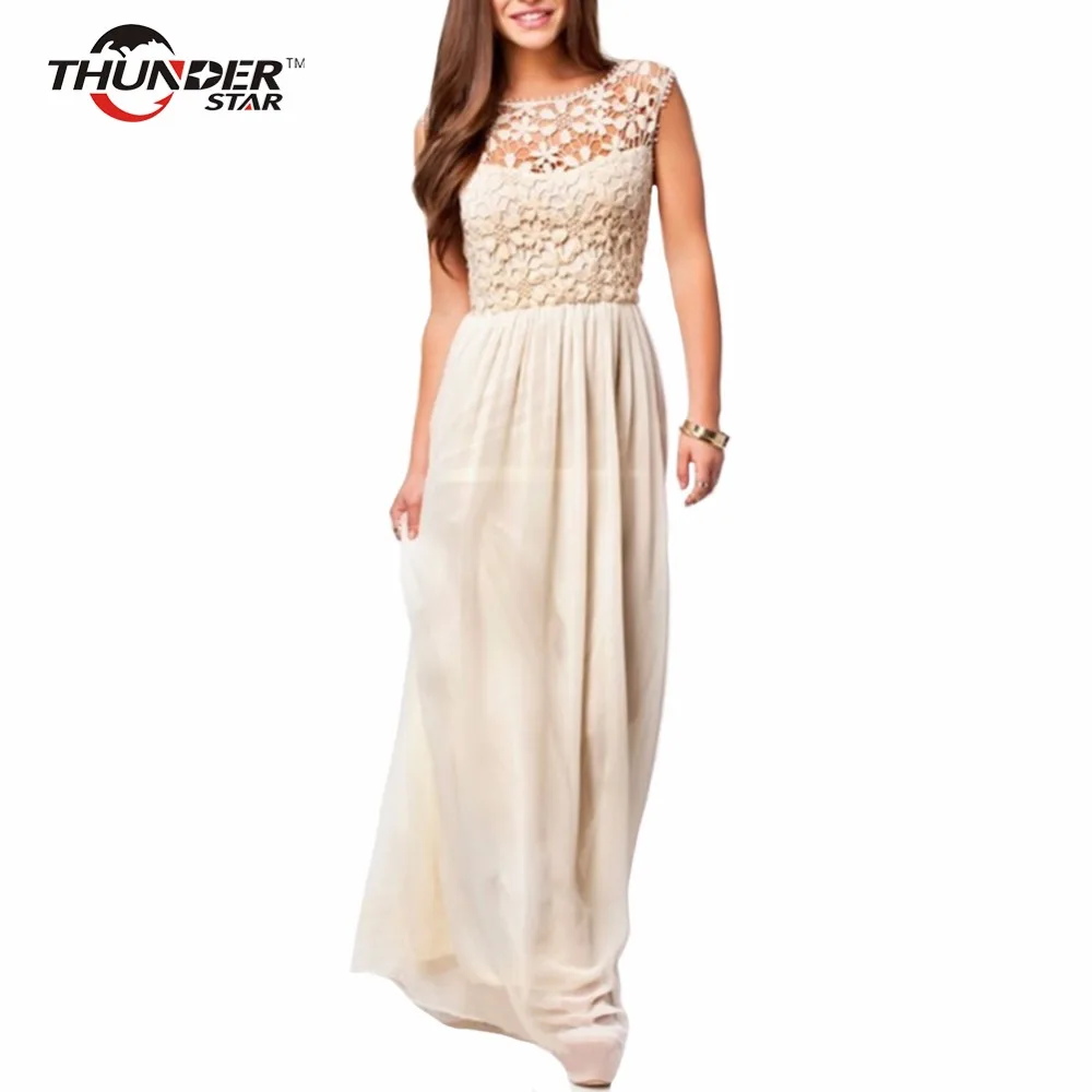 Women Elegant Backless Lace Dress Elastic Waist Evening Sexy Maxi Party Dresses Chiffon Vestidos Long Robes Longue Femme
Women Elegant Backless Lace Dress Elastic Waist Evening Sexy Maxi Party Dresses Chiffon Vestidos Long Robes Longue Femme