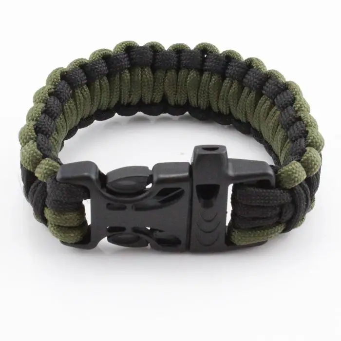 Wholesale Survival Bracelet Parachute Cord Emergency Paracord Camping Bracelet With Whistle Buckle 13 colors
Wholesale Survival Bracelet Parachute Cord Emergency Paracord Camping Bracelet With Whistle Buckle 13 colors