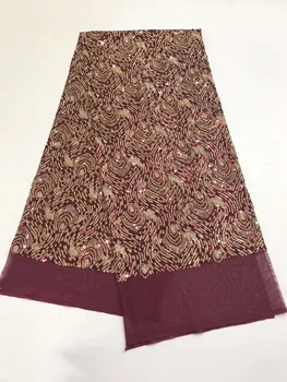 2017 High Quality African Lace Fabric, Purple French Net Embroidery Sequins Tulle Lace Fabric For Nigerian party Dress J17712
2017 High Quality African Lace Fabric, Purple French Net Embroidery Sequins Tulle Lace Fabric For Nigerian party Dress J17712