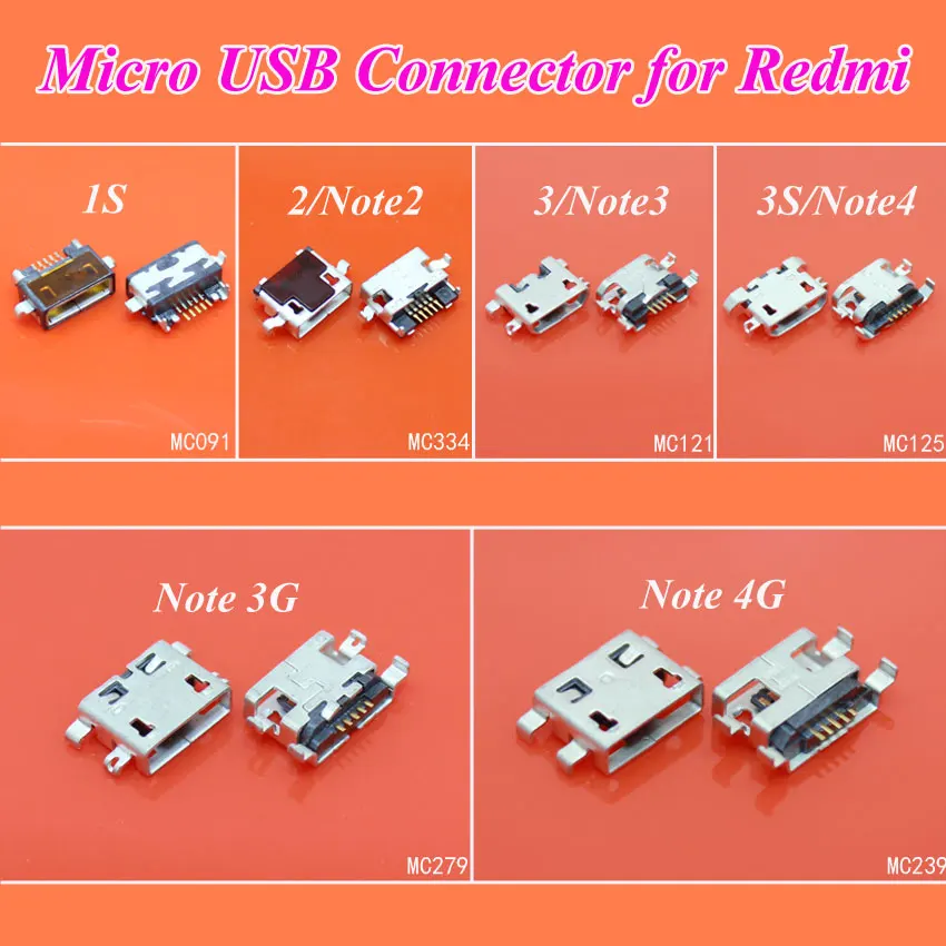 cltgxdd 1PCS Micro USB Jack Socket Connector Port for Xiaomi Redmi 1s 2 3 3s Charging Plug for Hongmi note 2 3 4 3G 4G
cltgxdd 1PCS Micro USB Jack Socket Connector Port for Xiaomi Redmi 1s 2 3 3s Charging Plug for Hongmi note 2 3 4 3G 4G