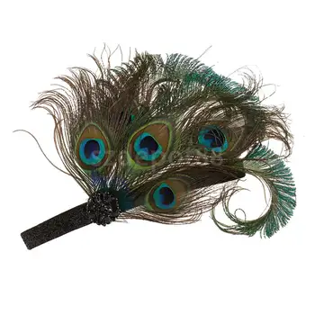 1920s Peacock Feather Headband Rhinestone Headpiece Great Gatsby Bridal Headband Fancy Dress Party
1920s Peacock Feather Headband Rhinestone Headpiece Great Gatsby Bridal Headband Fancy Dress Party