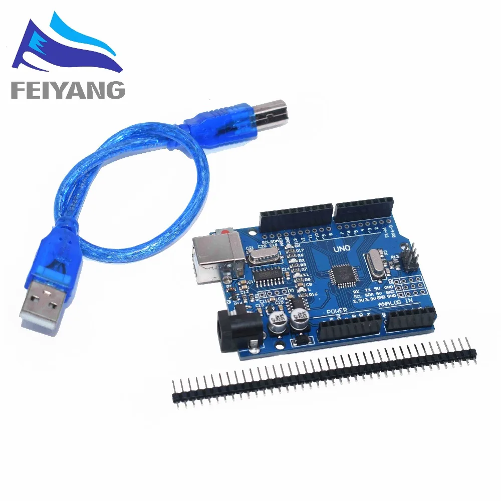 high quality One set UNO R3 (CH340G) MEGA328P UNO R3 + USB CABLE ATMEGA328P-AU Development board XIN DAI
high quality One set UNO R3 (CH340G) MEGA328P UNO R3 + USB CABLE ATMEGA328P-AU Development board XIN DAI