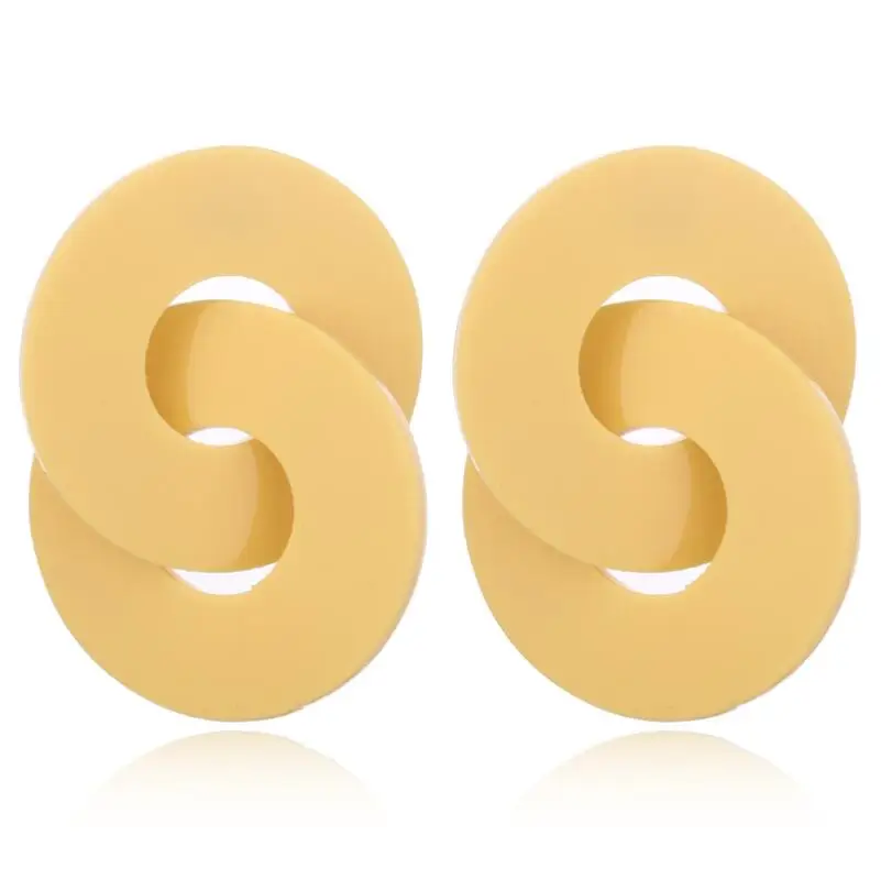 New Hot Acrylic Chain Geometry Stud Earrings For Women Fashion Jewelry Accessories Personality Simple Statement Earrings AE453
New Hot Acrylic Chain Geometry Stud Earrings For Women Fashion Jewelry Accessories Personality Simple Statement Earrings AE453