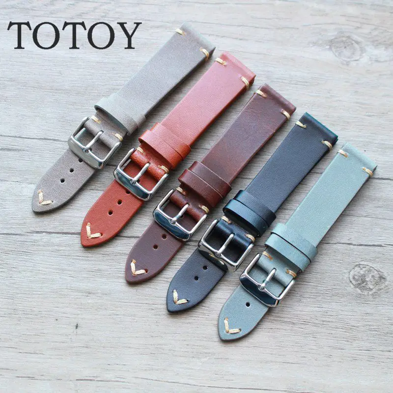 TOTOY Casual Minimalist Style Watchbands, 18MM 19MM 20MM 21MM 22MM Soft Calfskin Watchbands, Fast Delivery
TOTOY Casual Minimalist Style Watchbands, 18MM 19MM 20MM 21MM 22MM Soft Calfskin Watchbands, Fast Delivery