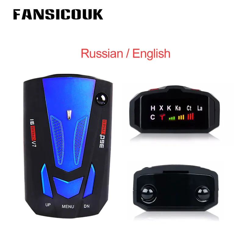 2019 Car Radar Detector Auto Vehicle Speed Voice Alert English Russian Alarm Mobile Antiradar 16 Band LED Display Anti Radar
2019 Car Radar Detector Auto Vehicle Speed Voice Alert English Russian Alarm Mobile Antiradar 16 Band LED Display Anti Radar