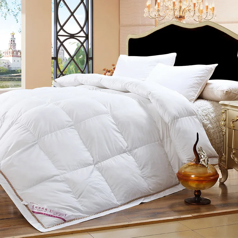 Cotton fabric filled with 100% Goose Down Warm silky winter three colors comforter Twin Queen Full size quilts
Cotton fabric filled with 100% Goose Down Warm silky winter three colors comforter Twin Queen Full size quilts