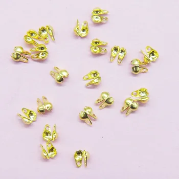 Free ship!!! 2000pcs/lot 2.0/2.4 Gold Calottes End Crimps Beads Tips for 1.5mm 2.0mm 2.4mm ball chain
Free ship!!! 2000pcs/lot 2.0/2.4 Gold Calottes End Crimps Beads Tips for 1.5mm 2.0mm 2.4mm ball chain