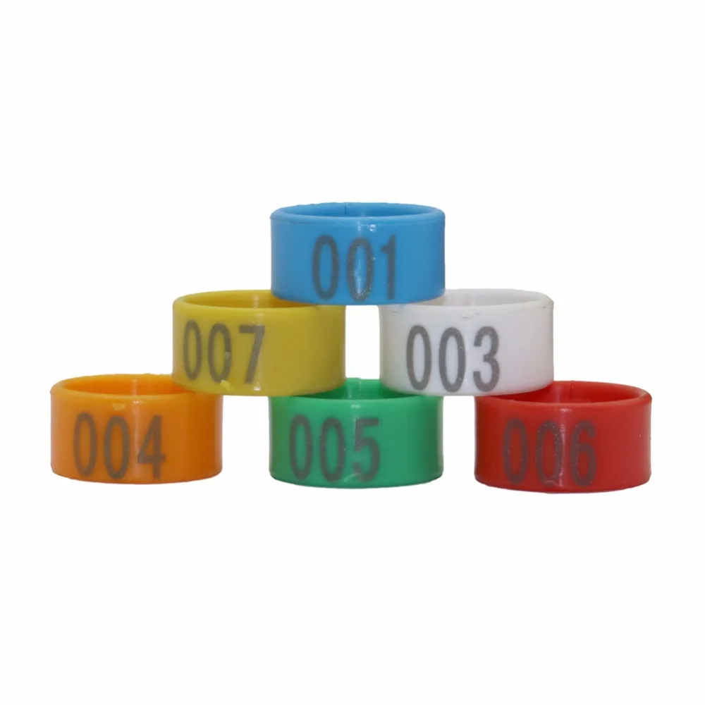 Inner Diameter 2.0/1.8/1.6cm Plastic Open Type Buckle Chicken Duck Goose 6 Colors Digital Foot Ring Poultry Farming Equipment
Inner Diameter 2.0/1.8/1.6cm Plastic Open Type Buckle Chicken Duck Goose 6 Colors Digital Foot Ring Poultry Farming Equipment