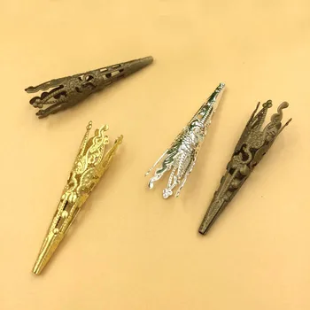 41*9mm Filigree Flower Metal Charms Spacer Beads Tassel Caps Making Bu Yao Hair Clasps Connectors Wraps Links Blank DIY Findings
41*9mm Filigree Flower Metal Charms Spacer Beads Tassel Caps Making Bu Yao Hair Clasps Connectors Wraps Links Blank DIY Findings