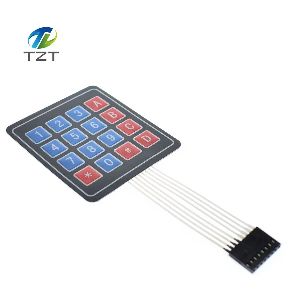 1PCS 16 Key 4 x 4 Membrane Switch Keypad 4x4 4*4 Matrix Array Matrix keyboard for GREATZT smart car
1PCS 16 Key 4 x 4 Membrane Switch Keypad 4x4 4*4 Matrix Array Matrix keyboard for GREATZT smart car