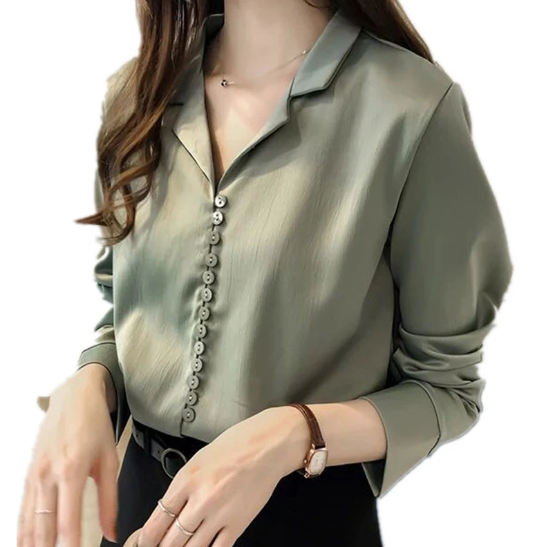 Korean Fashion Clothes Plus Size 4xl Satin Buttons Blusas Mujer Spring Autumn Vintage Casual Women Blouse Shirt Ladies Work Tops
Korean Fashion Clothes Plus Size 4xl Satin Buttons Blusas Mujer Spring Autumn Vintage Casual Women Blouse Shirt Ladies Work Tops