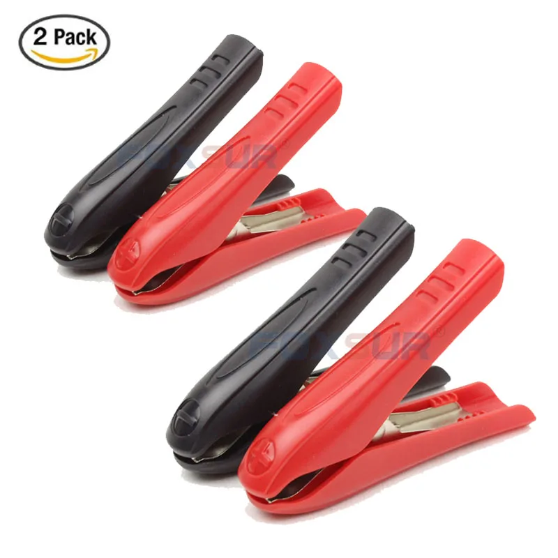 FOXSUR 30A Car battery clip, Battery Charger Alligator Clamp Battery Clamp, Test Clamp CONNECTOR, DC Power Supply Clip 2 pair
FOXSUR 30A Car battery clip, Battery Charger Alligator Clamp Battery Clamp, Test Clamp CONNECTOR, DC Power Supply Clip 2 pair