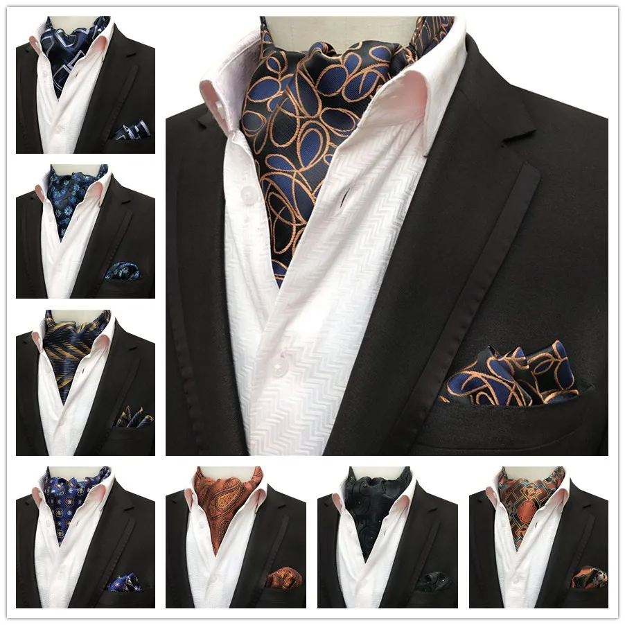 Designer Men's Formal Scarf Set Wedding Party Neckerchief Sets with Handkerchief Pocket Square
Designer Men's Formal Scarf Set Wedding Party Neckerchief Sets with Handkerchief Pocket Square