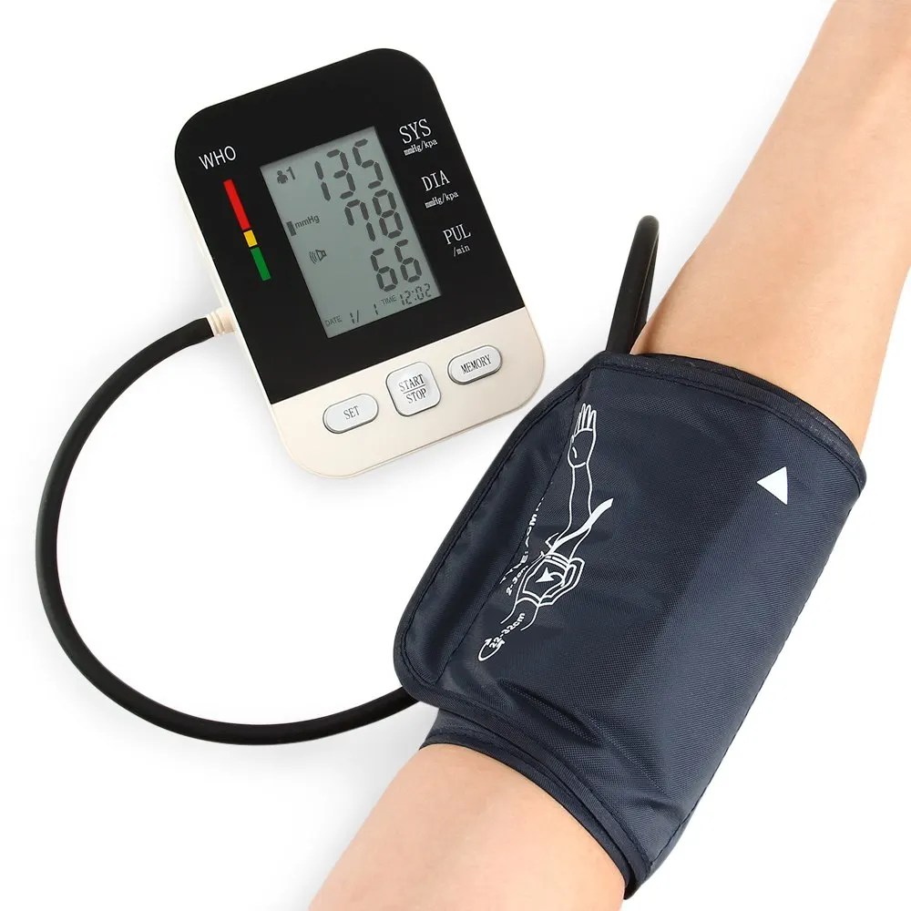 Household Arm Blood Pressure Meter Automatic Digital BP Sphygmomanometer for Measuring Arterial Pressure Gauge Sphygmomanometer
Household Arm Blood Pressure Meter Automatic Digital BP Sphygmomanometer for Measuring Arterial Pressure Gauge Sphygmomanometer