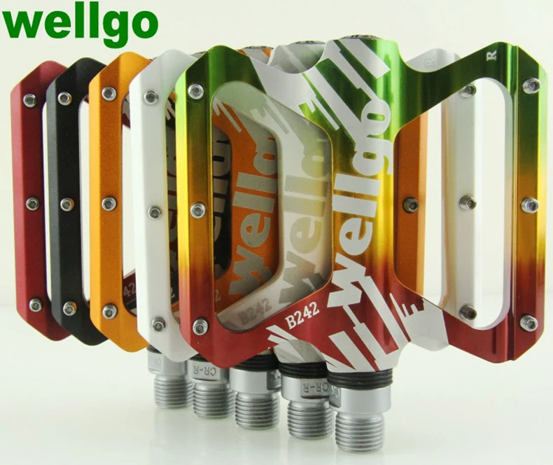 High quality Wellgo B242 Aluminum Alloy CNC Bicycle Pedals MTB Bike Bearing pedals bicycle parts
High quality Wellgo B242 Aluminum Alloy CNC Bicycle Pedals MTB Bike Bearing pedals bicycle parts