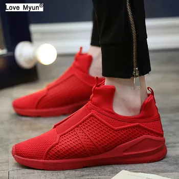 2019 High Top Men Shoes Sneakers Spring Autumn Fly Weave Men's Casual Shoes Breathable Slip-On Red Mesh Shoes For Male 333
2019 High Top Men Shoes Sneakers Spring Autumn Fly Weave Men's Casual Shoes Breathable Slip-On Red Mesh Shoes For Male 333