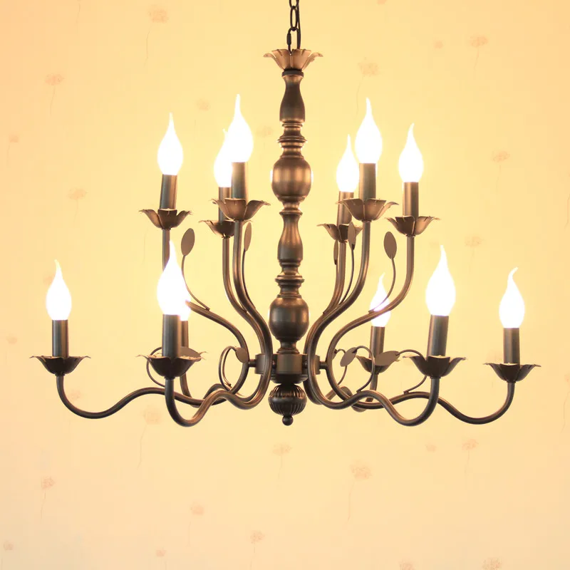 American Double Metal Iron Black Chandelier Simple Living Room Dining Room Chandelier Lighting Clothing Store Candle Chandeliers
American Double Metal Iron Black Chandelier Simple Living Room Dining Room Chandelier Lighting Clothing Store Candle Chandeliers