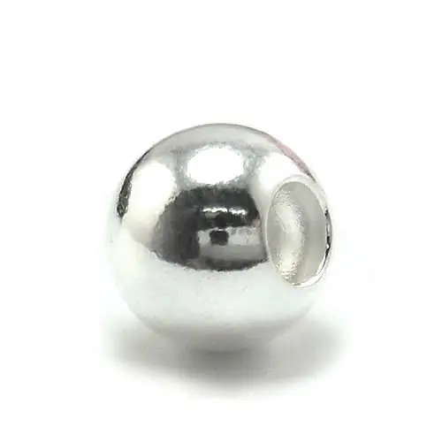 8mm silver beads 1