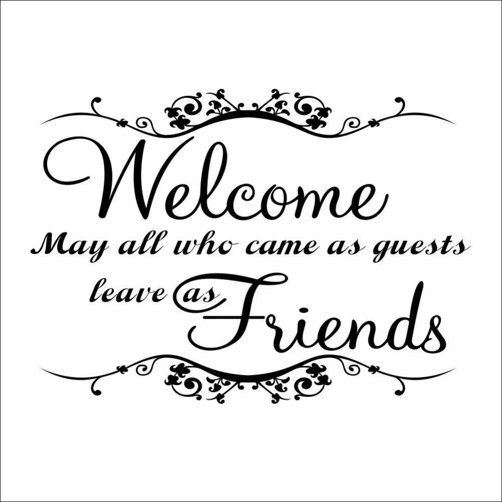-WELCOME MAY ALL WHO CAME AS GUESTS Home Dacal Removable Wal Stickers Wallpaper Wedding Living Room Decorative Wall Art VA8283
-WELCOME MAY ALL WHO CAME AS GUESTS Home Dacal Removable Wal Stickers Wallpaper Wedding Living Room Decorative Wall Art VA8283