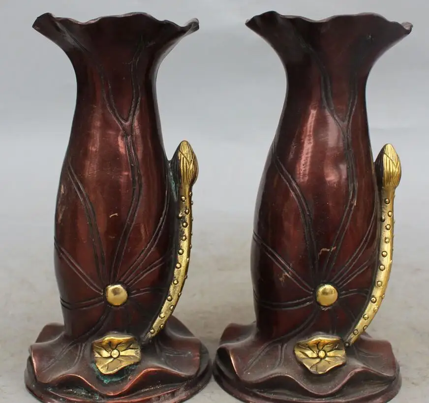 6710690++8" Marked China Dynasty Palace Bronze Gilt Lotus leaf Brush Pot pencil vase Pair
6710690++8" Marked China Dynasty Palace Bronze Gilt Lotus leaf Brush Pot pencil vase Pair