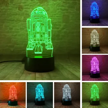 Novelty 3D Star Vision R2D2 Wars Warship Rocket Night Lamp USB Touch 7 Colour Gradient Lighting Bedroom Table Home Party Decor
Novelty 3D Star Vision R2D2 Wars Warship Rocket Night Lamp USB Touch 7 Colour Gradient Lighting Bedroom Table Home Party Decor