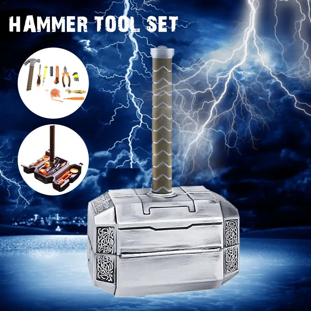 Multifunctional Corrosion Resistant Hammer Set Durable Tool Kit for Home Improvements And DIY for Thor's Hammer Cosplay Tool
Multifunctional Corrosion Resistant Hammer Set Durable Tool Kit for Home Improvements And DIY for Thor's Hammer Cosplay Tool