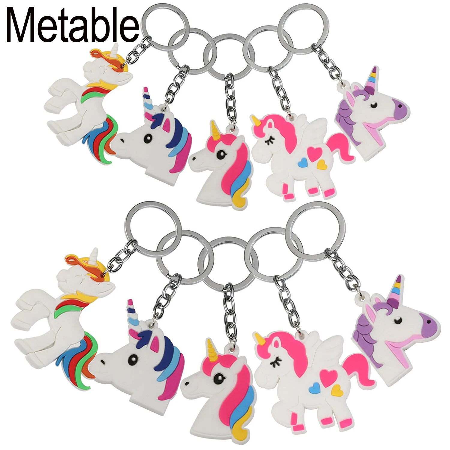 10pcs/lot Unicorn Party Favor Keychain Pack Goody Bag Toys, Perfect of Theme Birthday Party Christmas Novelty Gift 5 Motiv
10pcs/lot Unicorn Party Favor Keychain Pack Goody Bag Toys, Perfect of Theme Birthday Party Christmas Novelty Gift 5 Motiv