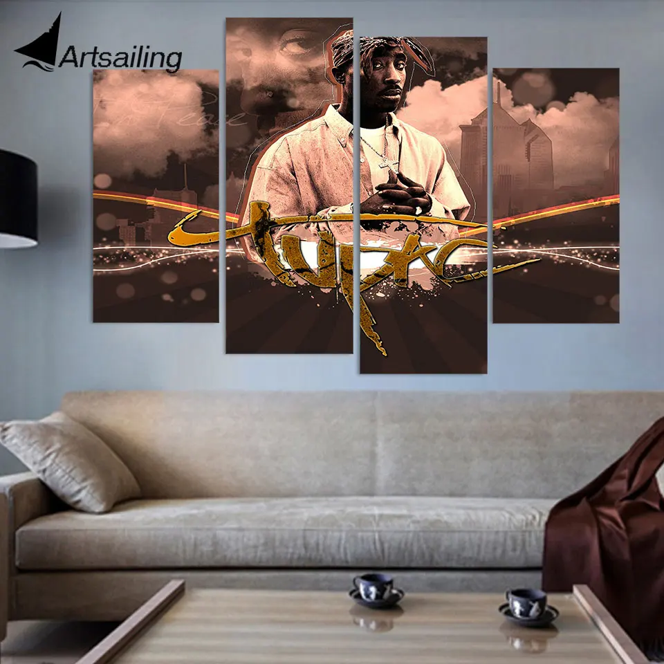 HD Printed Canvas Prints 2Pac Tupac Amaru Painting Art 4pcs Poster Room Decor Wall Pictures for Living Room Free shipping XA389A
HD Printed Canvas Prints 2Pac Tupac Amaru Painting Art 4pcs Poster Room Decor Wall Pictures for Living Room Free shipping XA389A