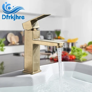 Dfrkjhre Golden Basin Bathroom Faucet Mixers Water Tap Basin Faucet in Brushed Nickle Gold Mixer Taps Hot and cold water
Dfrkjhre Golden Basin Bathroom Faucet Mixers Water Tap Basin Faucet in Brushed Nickle Gold Mixer Taps Hot and cold water