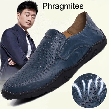 Phragmites Casual Business Men Shoes Summer Breathable Leather Men Flats Comfortable Drive Moccasin-gommino Newly Men Loafers
Phragmites Casual Business Men Shoes Summer Breathable Leather Men Flats Comfortable Drive Moccasin-gommino Newly Men Loafers
