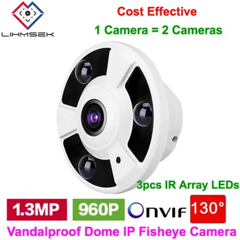 Lihmsek High Performance 1/3'' CMOS Sensor 1.3 Megapixel 1.3mp 2.1mm 130 Degree Lens IP Network Fisheye Camera with Night Vision
Lihmsek High Performance 1/3'' CMOS Sensor 1.3 Megapixel 1.3mp 2.1mm 130 Degree Lens IP Network Fisheye Camera with Night Vision